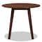 Baxton Studio Ela Walnut Brown Finished 35-Inch-Wide Round Wood Dining Table 169-10895 - alternate 5